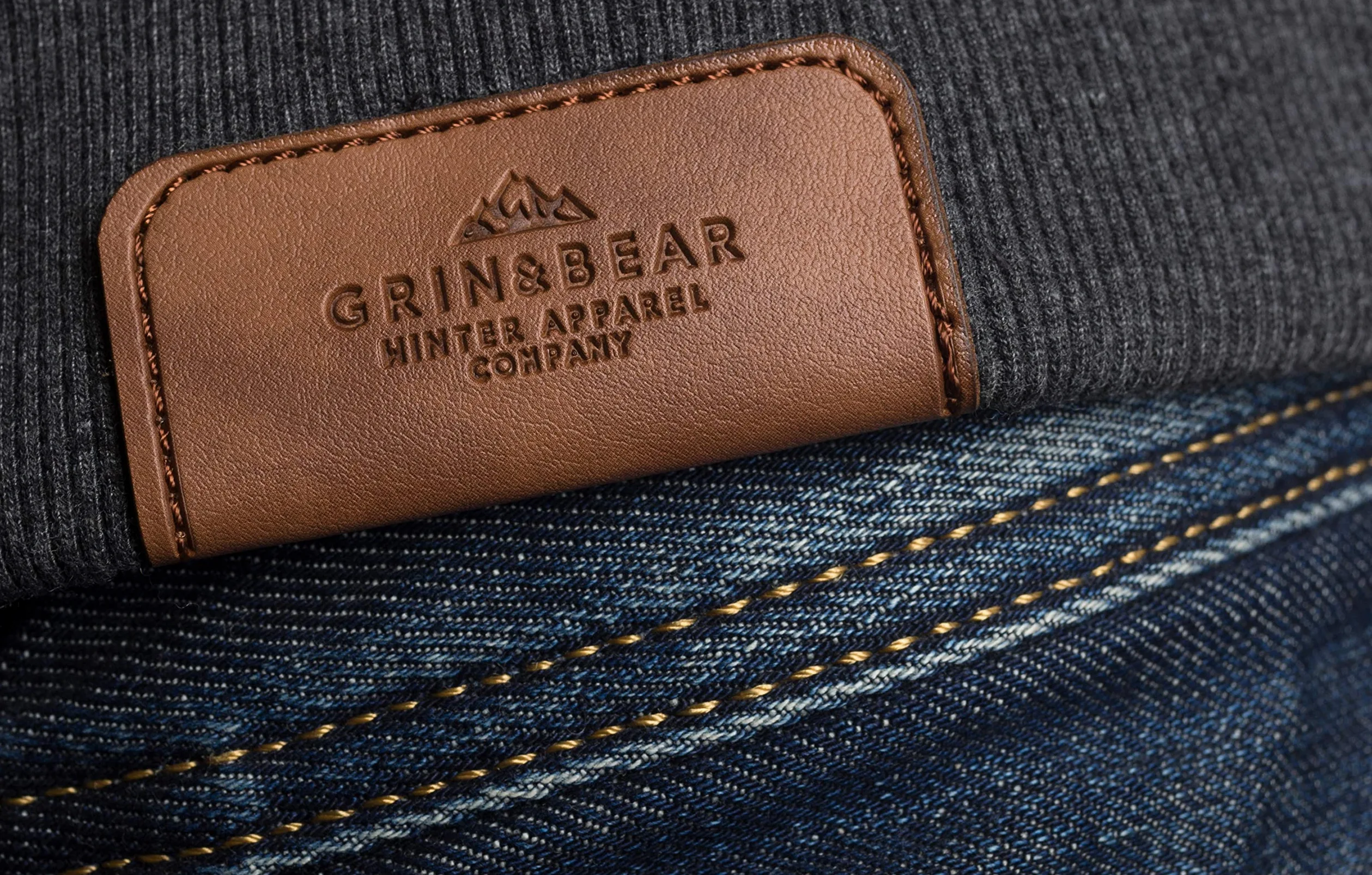 Grin&Bear GEC022 Sweat à capuche, lourd, pour homme