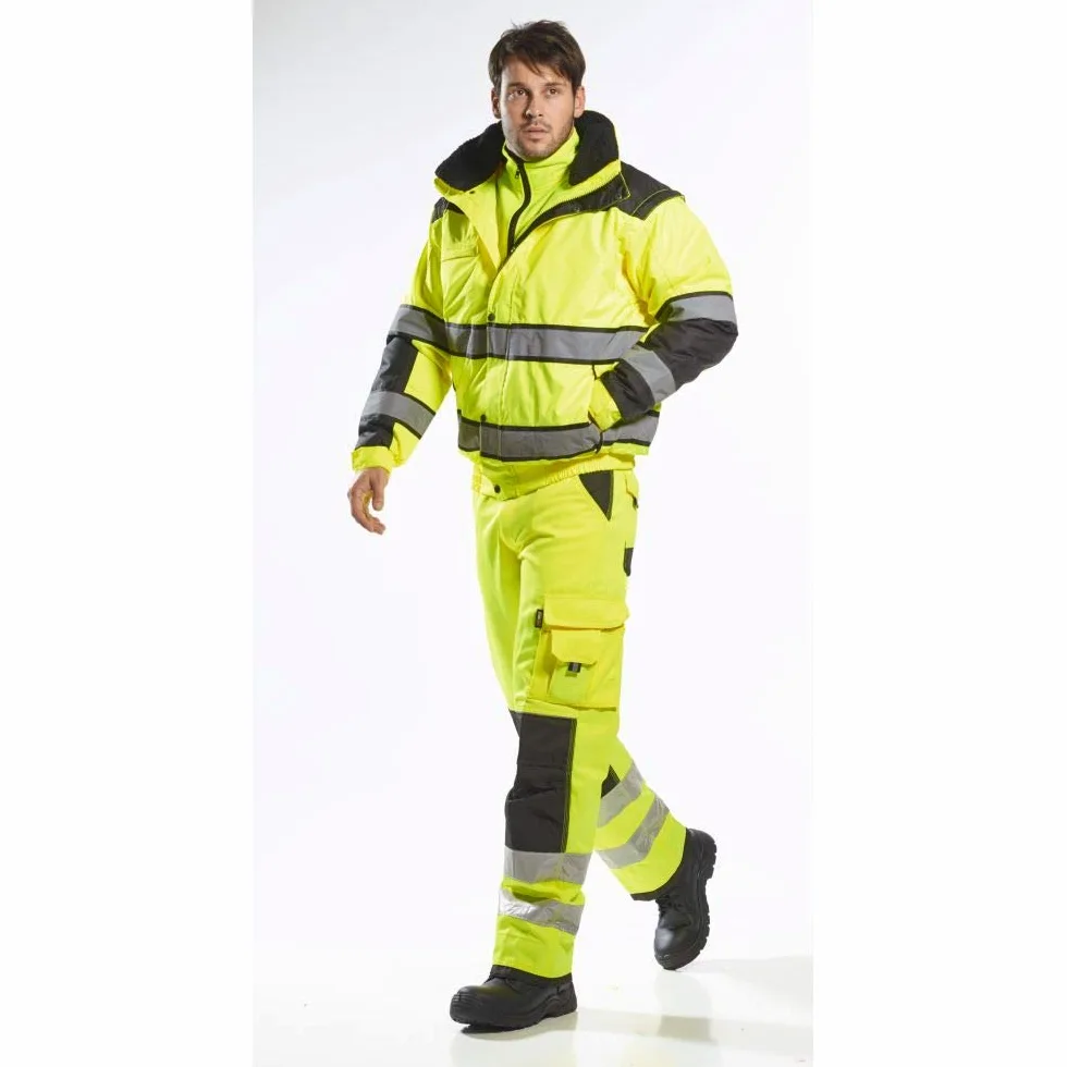 Portwest Bomber Jacket EN471 HiVis 3in1 Org Lge pour Homme