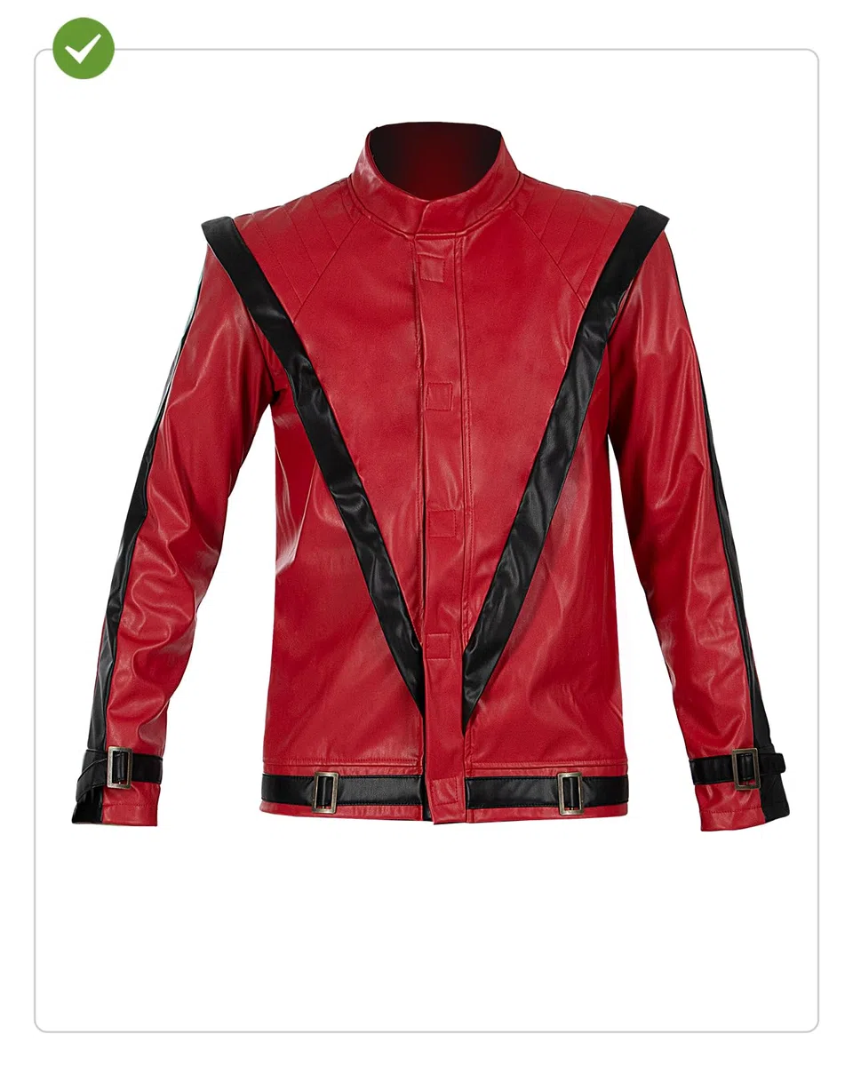 Funidelia Veste Officielle de Michael Jackson Thriller pour homme. Accessoires de déguisements pour adultes pour fêtes, Carnaval et Halloween
