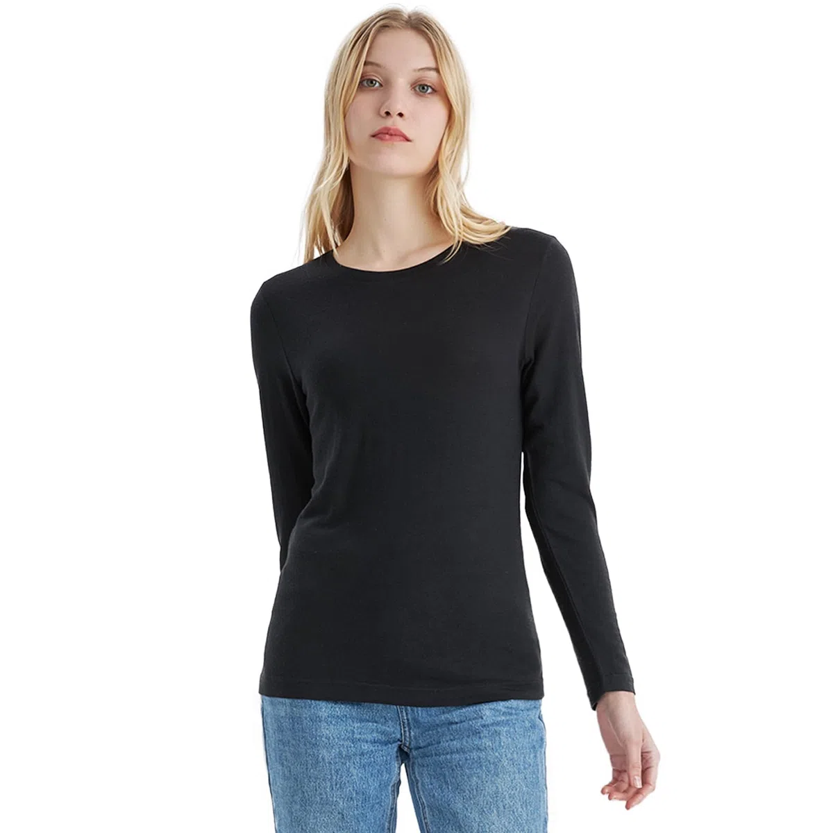 Merino Protect sous Vetement Laine Mérinos 100% pour Femme Lingerie Thermique Vêtement Intime Doux Idéale pour Randonnée Ski