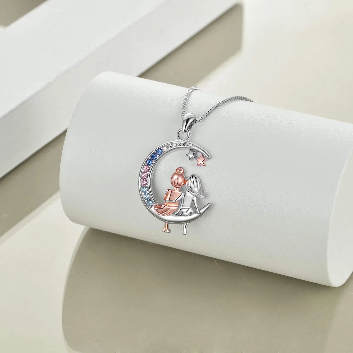 Infinity Love Collier avec pendentif en forme de cœur et inscriptions « Always My Sister » et « Forever My Friend », en argent sterling 925, pour sœurs