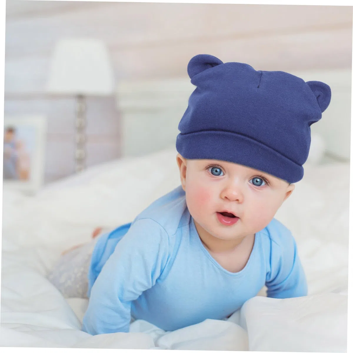 Healeved Chapeaux Coton pour Oreilles De Ours De Bonnets Colorés pour Photos De Garçon Fille Et Occasions Spéciales Et Respirant Optimal pour Peau Délicate Bébés