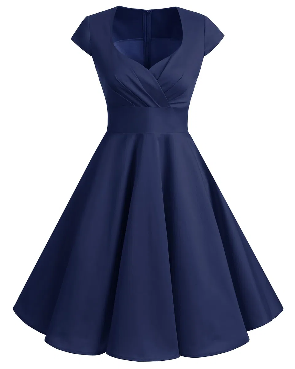 Bbonlinedress Robes de cocktail courtes pour femme - Style rétro des années 1950
