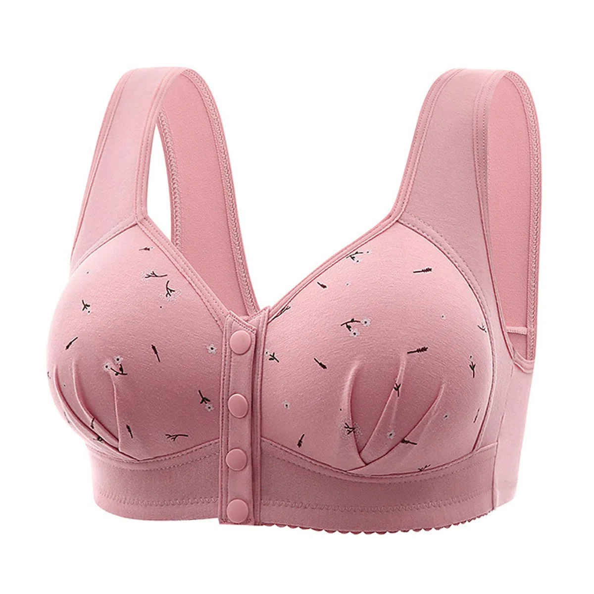 Lot de soutiens-gorge pour femme avec fermeture sur le devant et anti-affaissement pour femmes âgées - Sous-vêtements à fort impact - Bralette sans armatures - Soutien-gorge sans fil - Lingerie sans