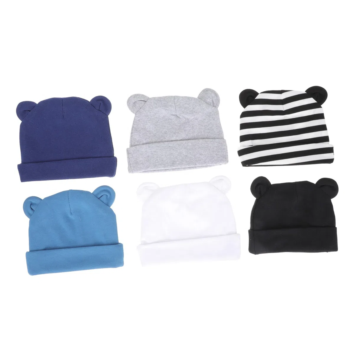 Healeved Chapeaux Coton pour Oreilles De Ours De Bonnets Colorés pour Photos De Garçon Fille Et Occasions Spéciales Et Respirant Optimal pour Peau Délicate Bébés