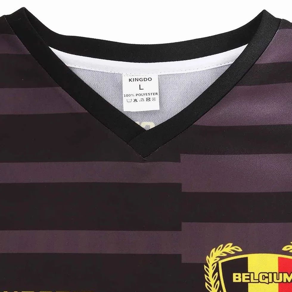 Kingdo Kit Gardien Belgique Courtois - Enfant et Adulte - Ensemble Foot - 152