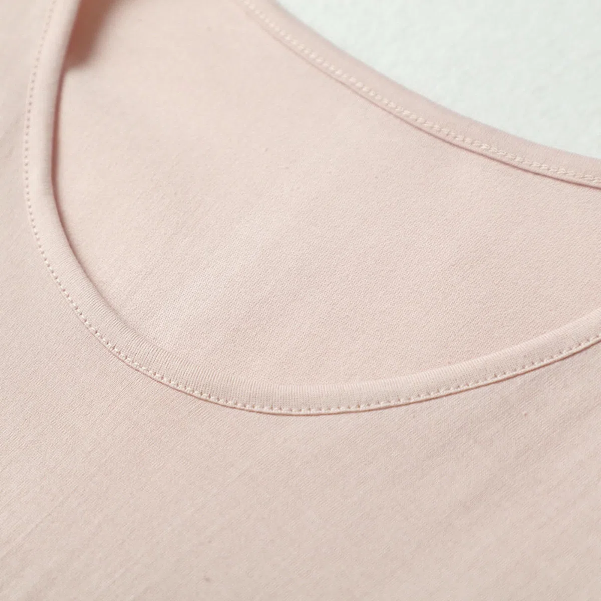 sous-vêtement Thermique Automne Et Hiver Slim Fit Coton De Soie Chaude Hauts Chauds Épais Rembourrés pour Les Femmes-Couleur Viande-XXL