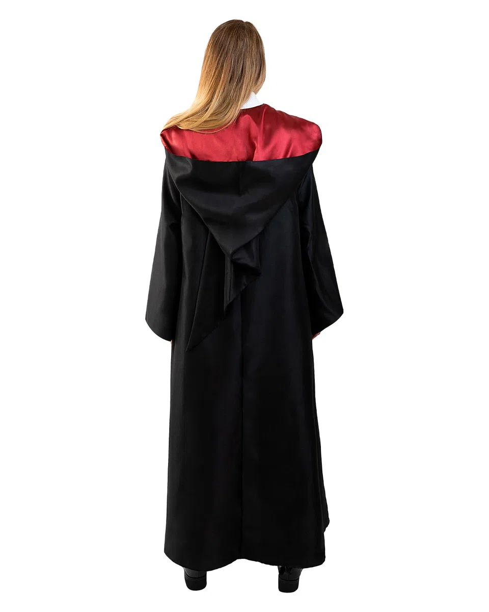 Funidelia Déguisement Officiel Harry Potter - Gryffondor pour homme et femme, Inclut: Cape avec capuche avec écusson imprimé, Taille M - Tenue pour adultes pour fêtes, Carnaval et Halloween