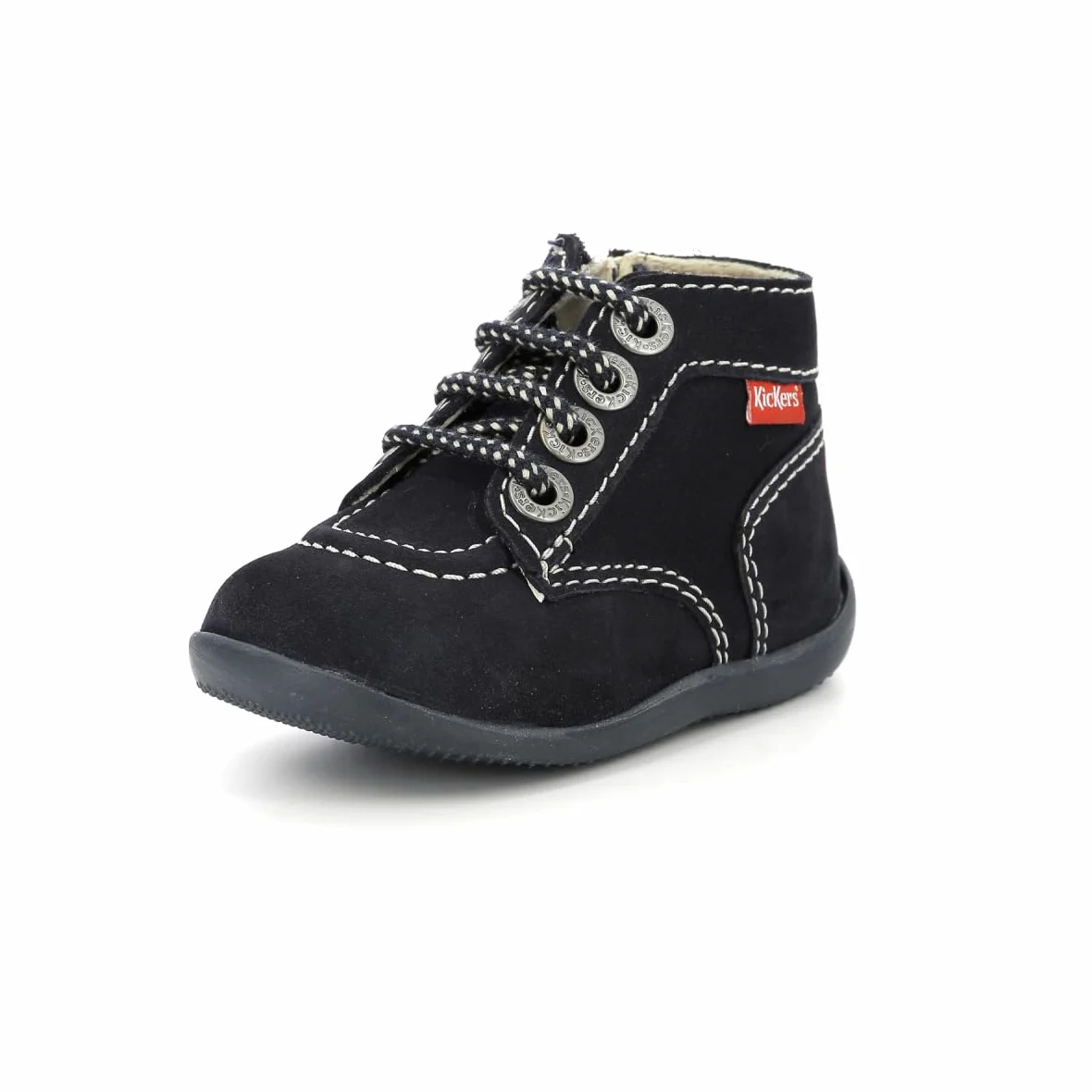 Kickers Bonzip, Bottillons Mixte, Marine, 25