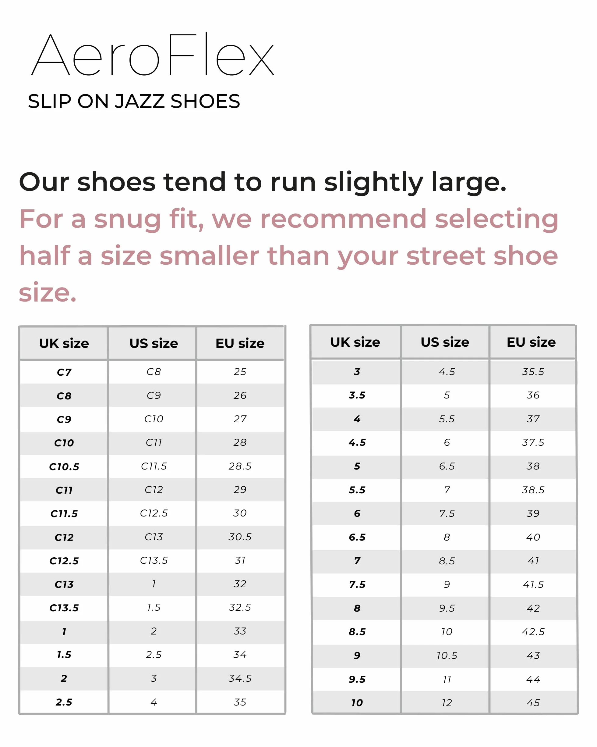 Silky Dance AeroFlex Chaussures de jazz à semelle fendue – Cuir véritable noir et marron clair – Chaussures de jazz à enfiler – Tailles enfants et adultes