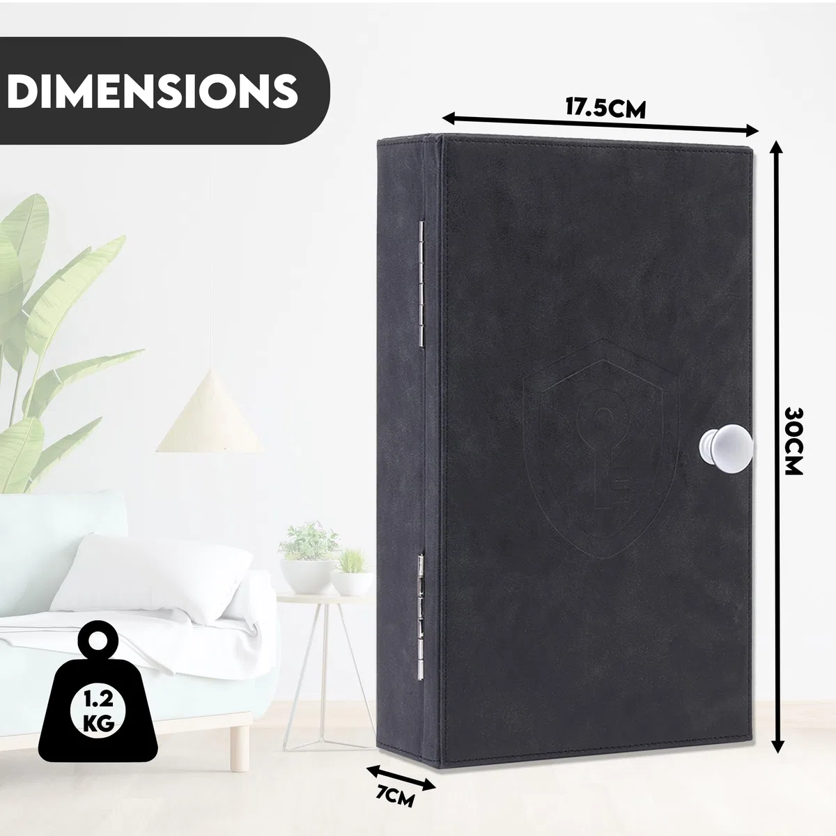 Organisateur de clés RFID (noir)