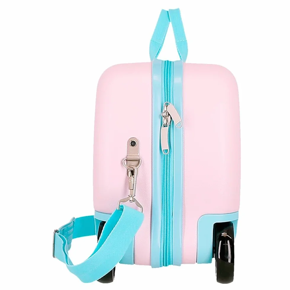 Roll Road Happy – Valise Enfant Rigide en ABS avec Fermeture à Combinaison Latérale, 4 Roues, Bagage à Main. Fabriquée en ABS, Un matériau Rigide et léger.