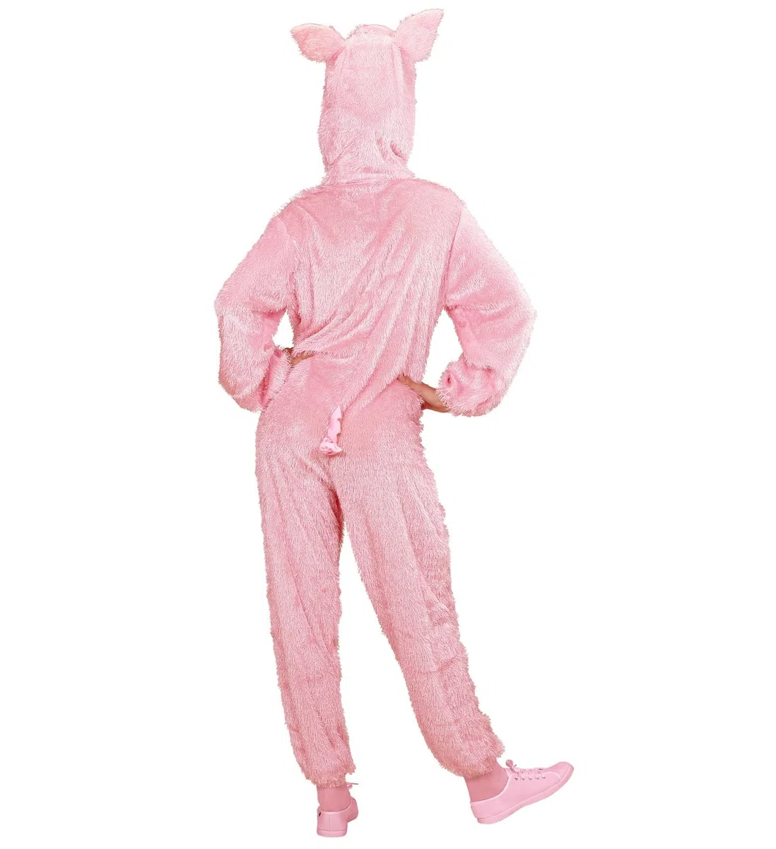 W WIDMANN MILANO Party Fashion - Costume cochon, combinaison en peluche avec capuche, ferme, costume animal