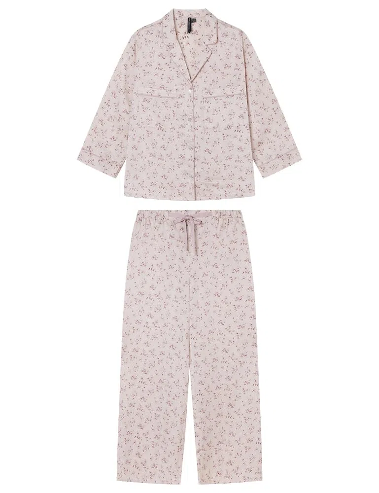 Women'secret Pijama Masculino de Manga Larga Colección Trendy Romance Pyjama Femme
