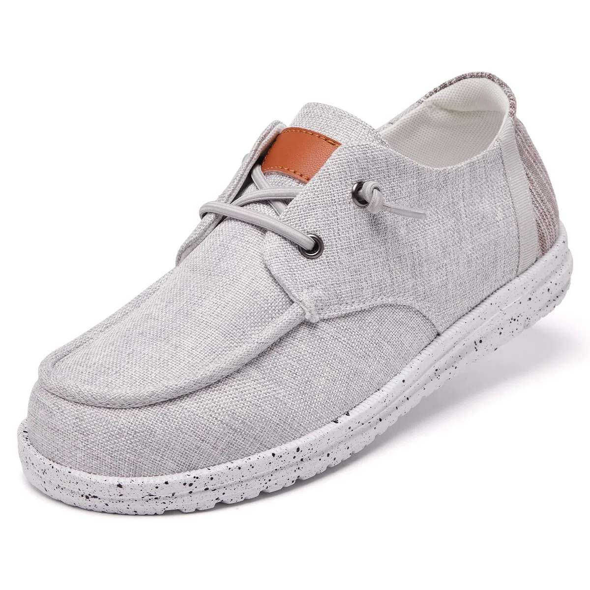 Femmes Mocassins en Toile Slip on Baskets Support de Voûte Plantaire