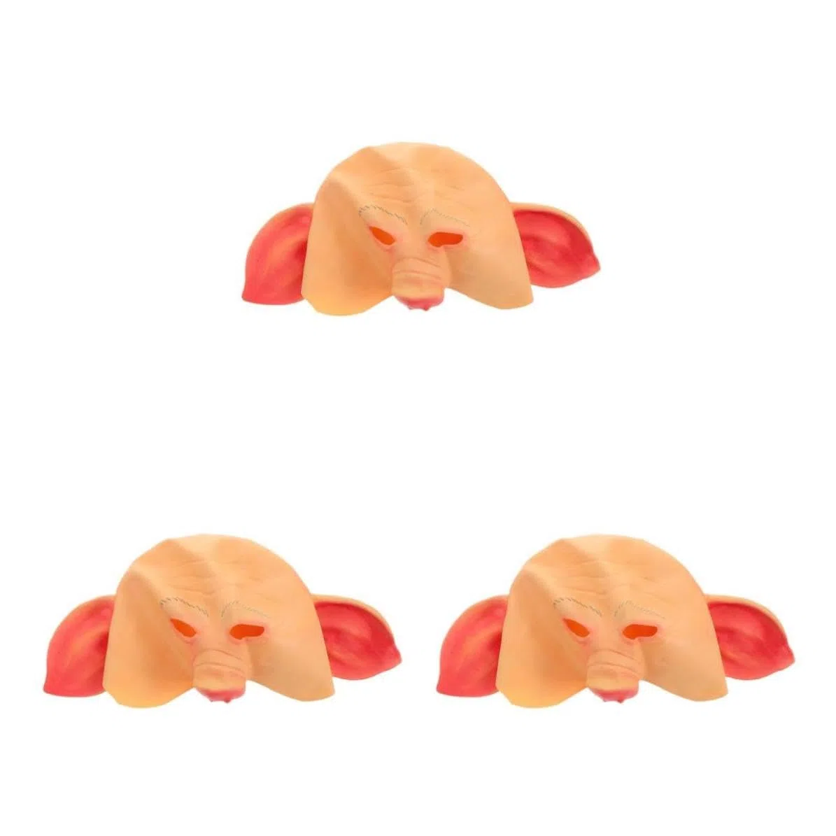 Tofficu 3 Pièces Masque Cochon Réaliste en Latex pour Spectacle de Scène