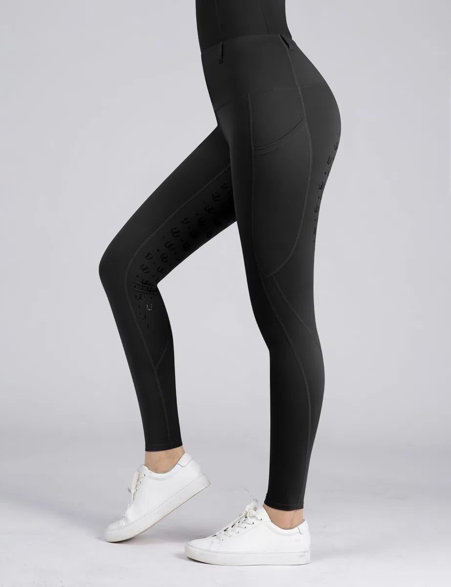 Harrison Howard Pantalon d'équitation respirant avec poches latérales et passants de ceinture pour plus d'adhérence et de sécurité pour les cyclistes