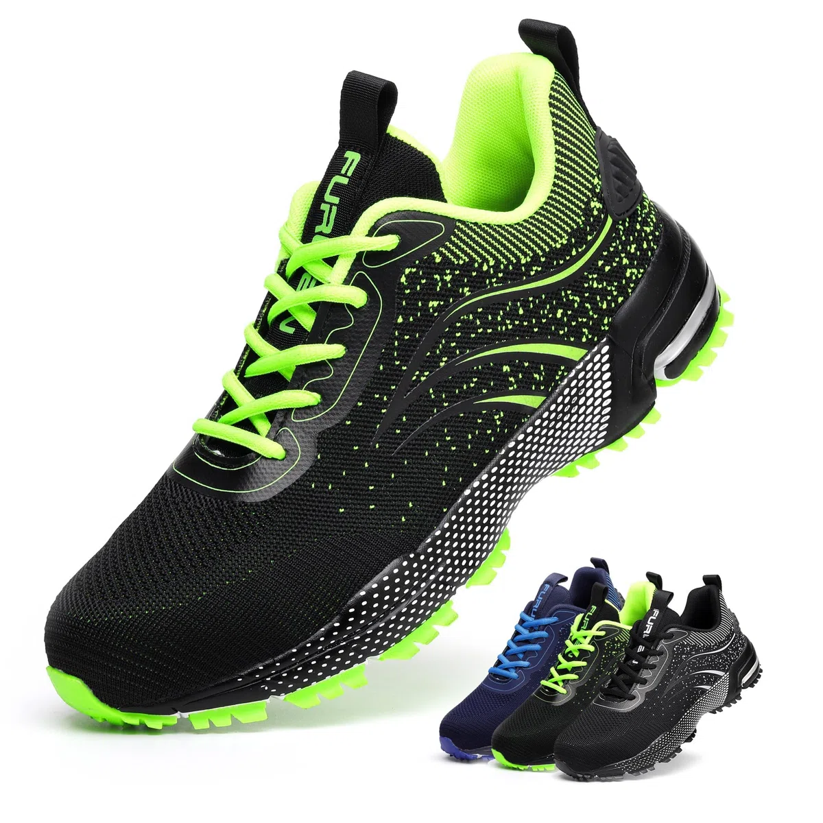Furuian Chaussures de Sécurité Légère Baskets de Sécurité Homme Femme Chaussures de Travail Embout en Acier Protection Confortable Respirante Bottes de Sécurité