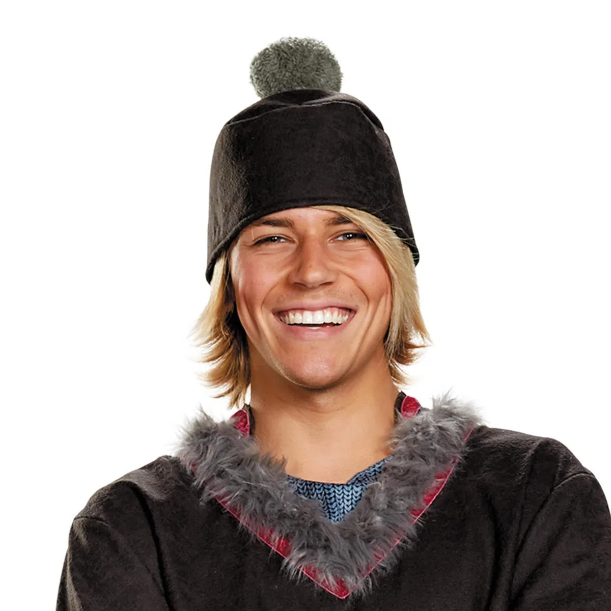 Kristoff Costume pour adulte Disney La Reine des Neiges Costume Tunique avec chapeau, ceinture, pantalon et couvre-bottes