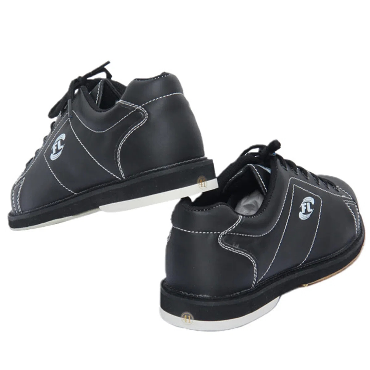 SDEQA Chaussures de Bowling pour Hommes Baskets de Bowling en Cuir à Lacets