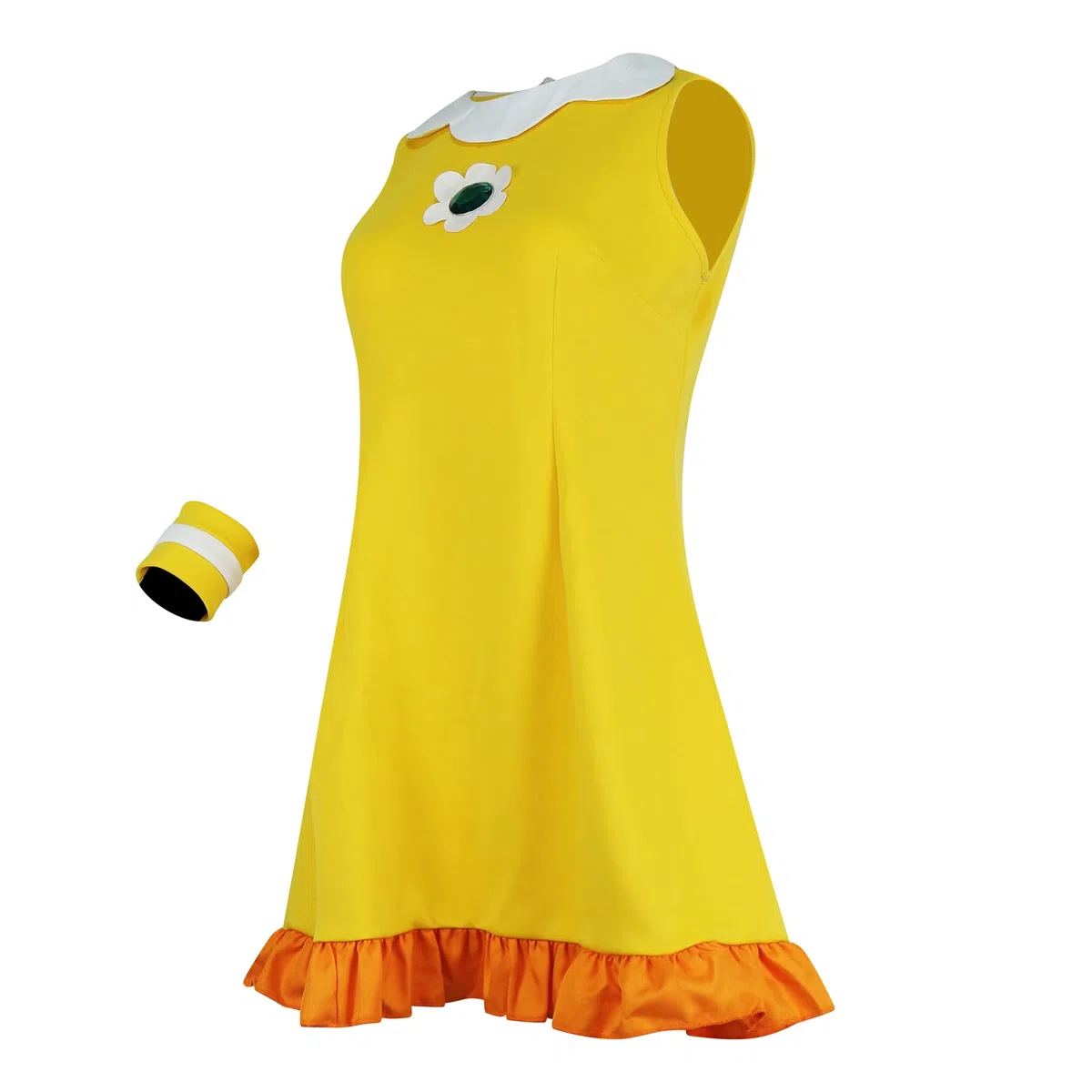 Costume de princesse pour femme - Robe de tennis avec couronne et boucles d'oreilles - Costume d'Halloween pour adulte