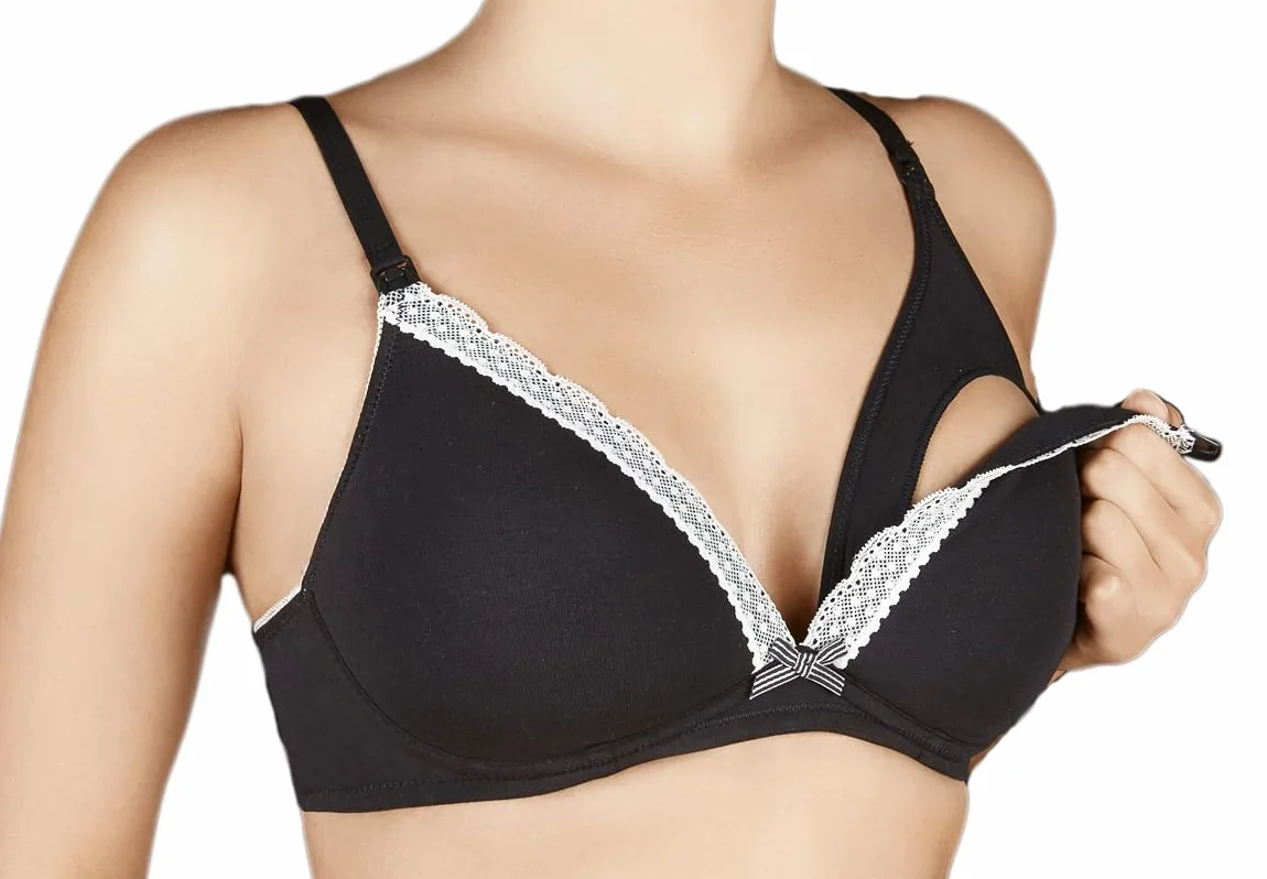Selente Mummy Love - Confortable Soutien-Gorge/Bustier d'allaitement sans Armature (fabriqué en UE), Disponible dans Une Large Gamme de Tailles avec Un Filet de Lavage Exclusif.