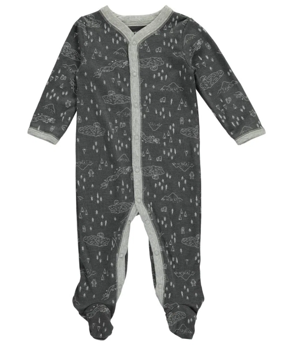 Carter's - Peignoir - Bébé (garçon) 0 à 24 mois Gris Dark Charcoal