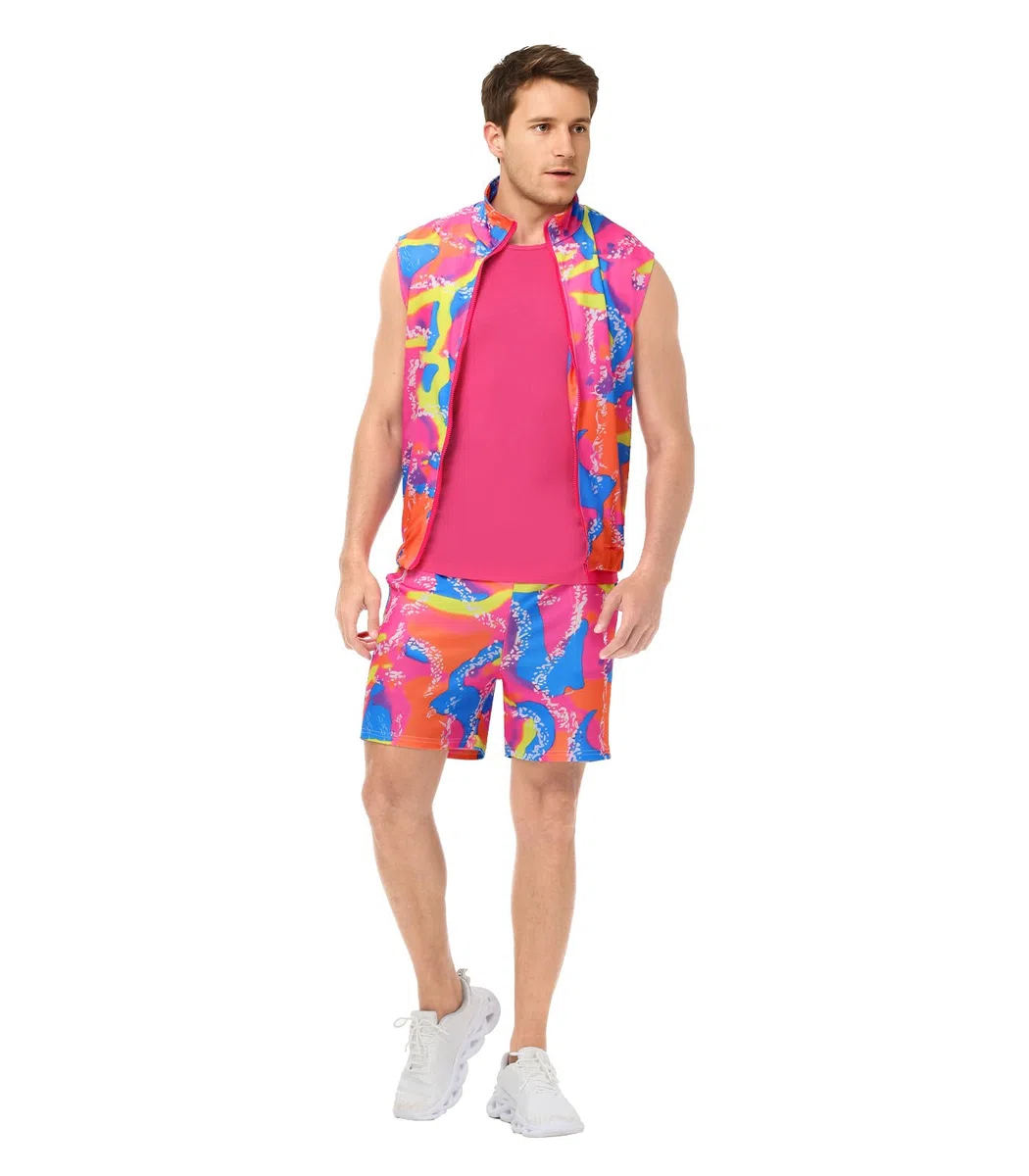 Costume d'entraînement des années 80 pour homme - Déguisement des années 90 pour homme, Halloween, cosplay et de deguisement couple