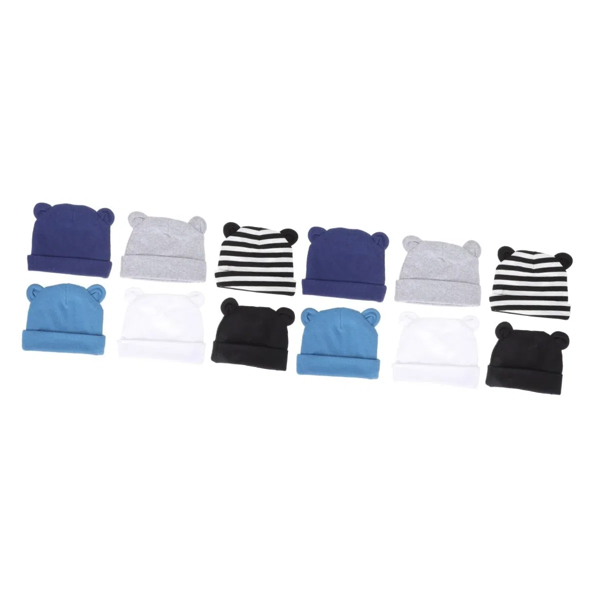 Healeved Chapeaux Coton pour Oreilles De Ours De Bonnets Colorés pour Photos De Garçon Fille Et Occasions Spéciales Et Respirant Optimal pour Peau Délicate Bébés