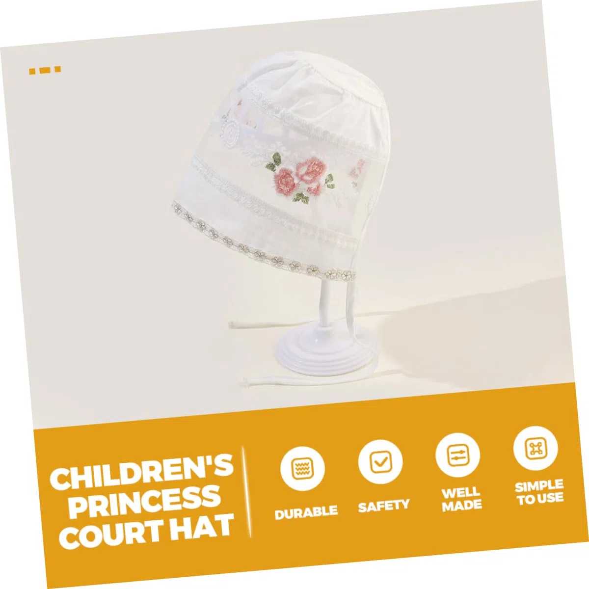 Beavorty Lot De 5 Chapeaux De Soleil pour Bébé Fille Chapeaux D'Été pour Tout-Petits Chapeaux De Jeu pour Enfants Chapeau De Plage pour Bébé Fille Bonnets pour Bébés Chapeau De