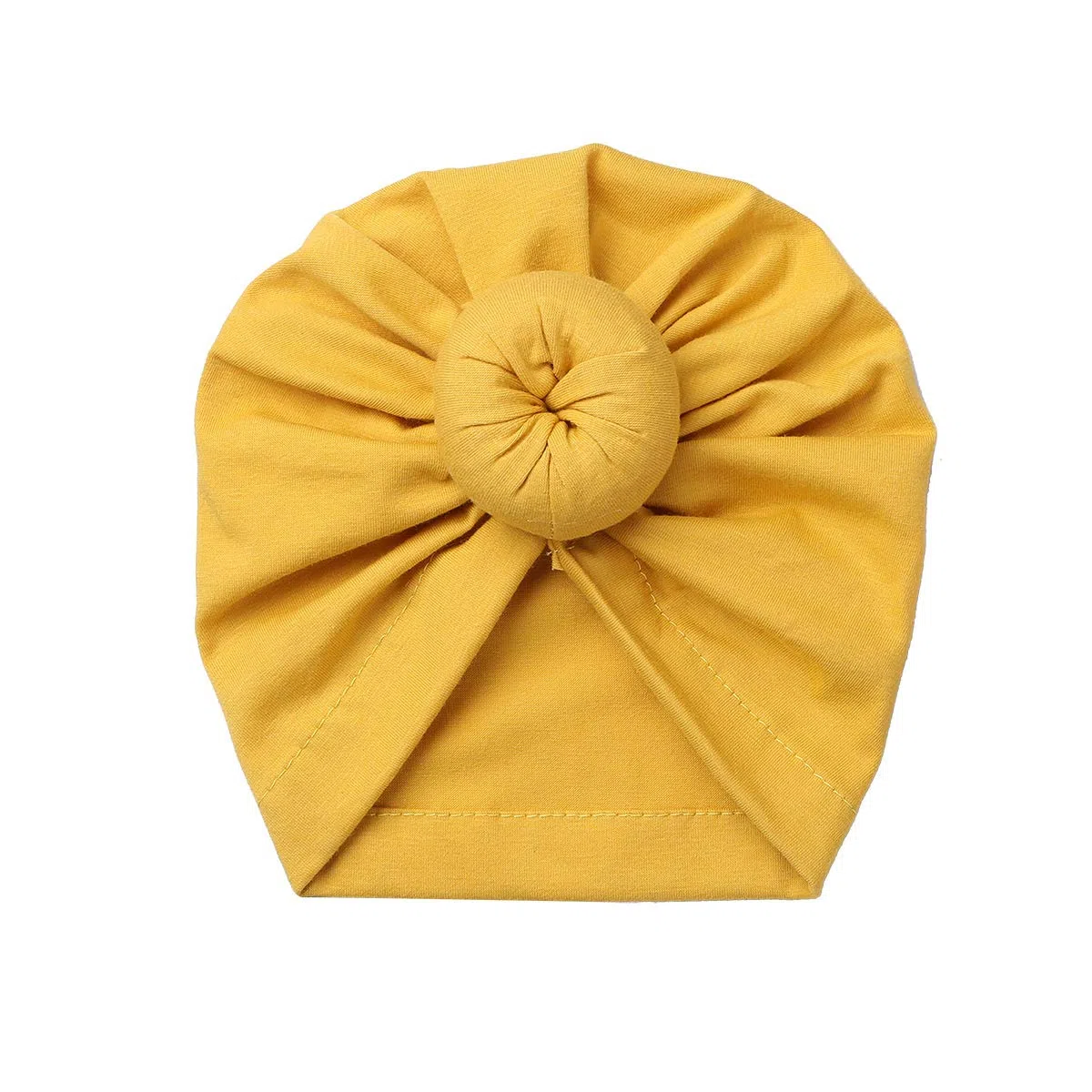 Oyolan Set de 3 Bonnet Turban Bébé Fille Garçon Bonnet Naissance Coton Doux Nouveau-Né Indien Bandeau Turban Noeud Bonnet Hôpital Accessoire Photographie