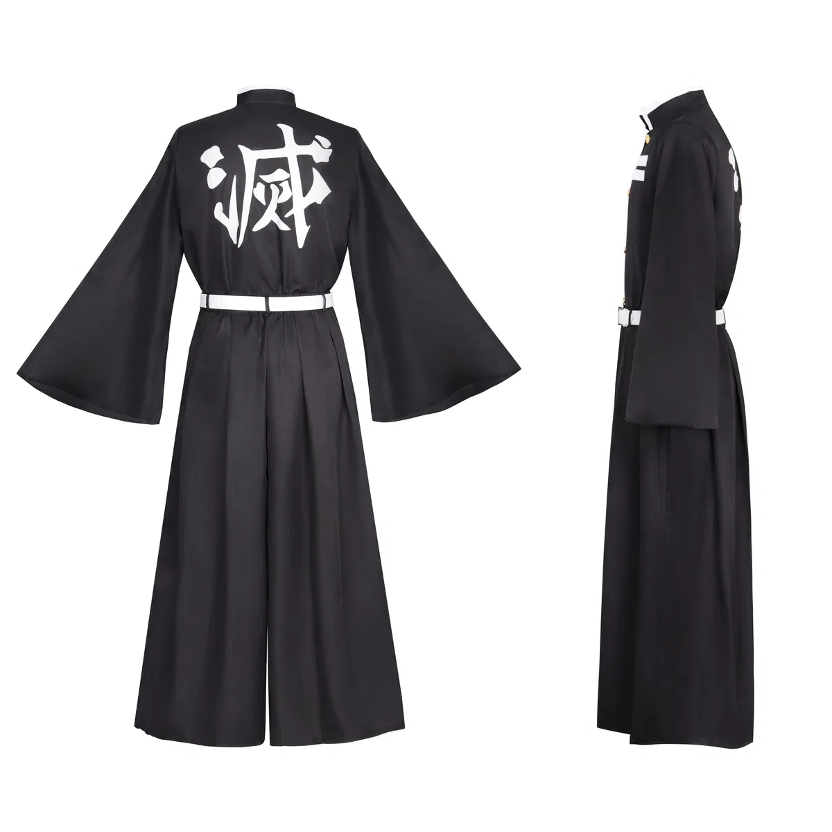 Demon Slayer Cosplay Costume Kimono Robe Costume avec ceinture Set plein uniforme costume de Noël Fans cadeau