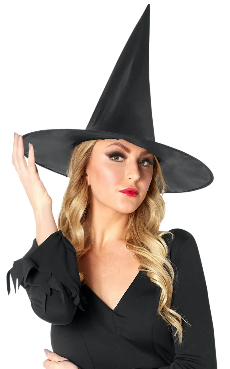 taffeta Witch Hat Accessoire de déguisement pour Adulte Taille Unique