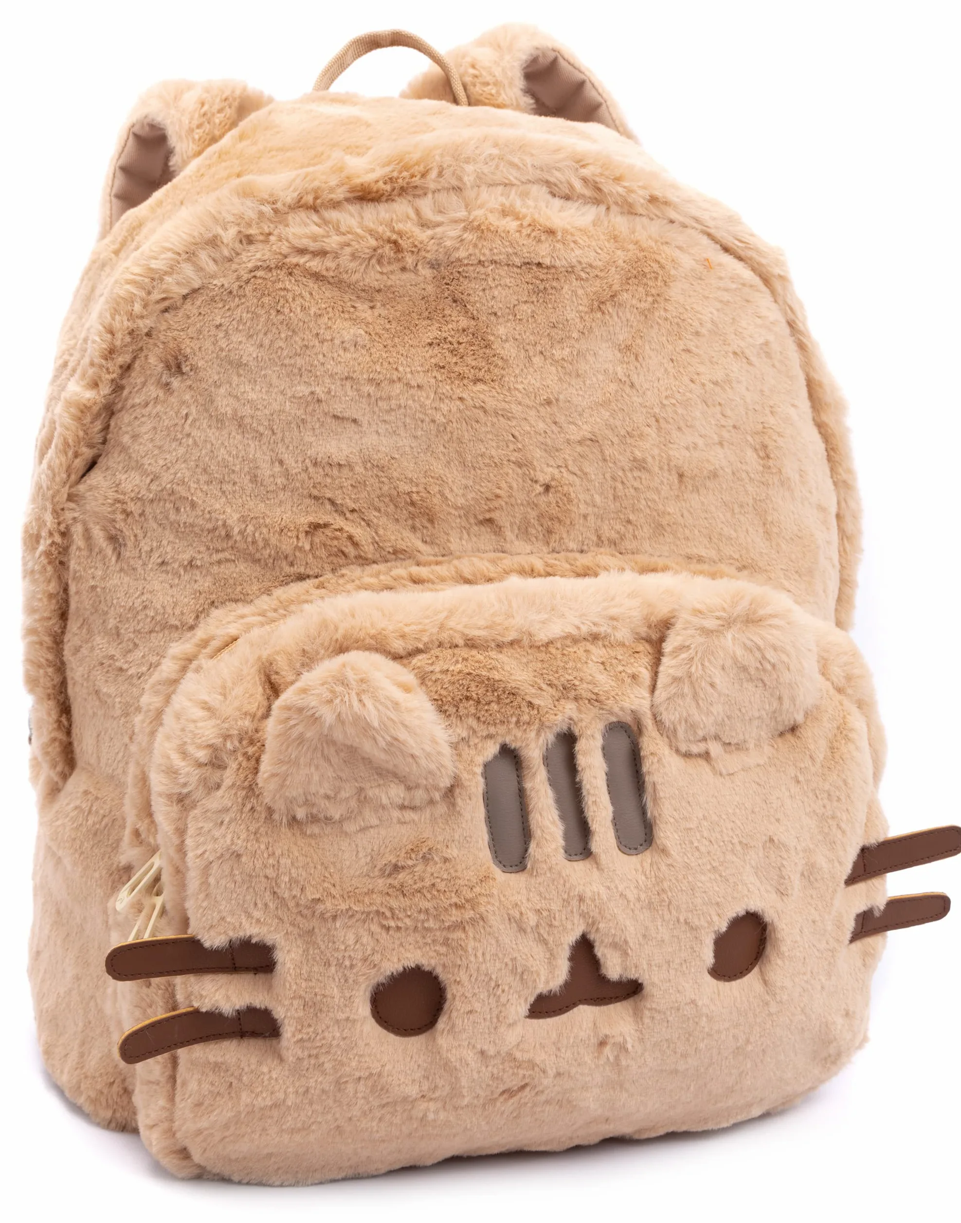 Sac à dos pusheen pour adultes adolescents 3D chat beige rucksack moelleux 13.5" taille unique