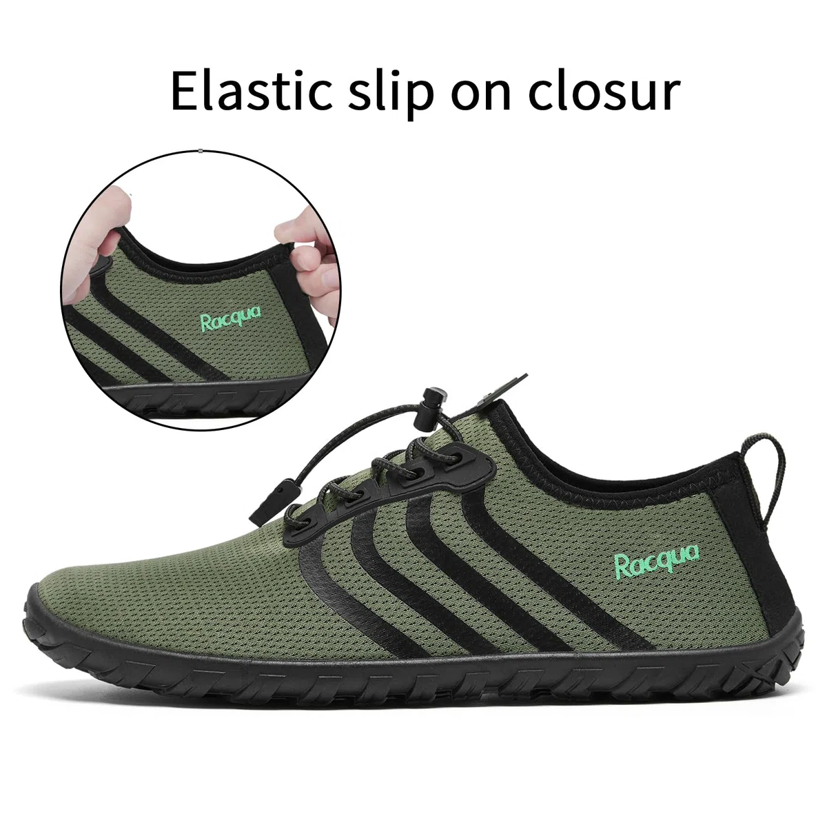 Racqua Chaussures Aquatiques Chaussures d'eau Homme Chaussures de Plage Femelle Chaussures Pieds Nus Unisexe GR.35-47