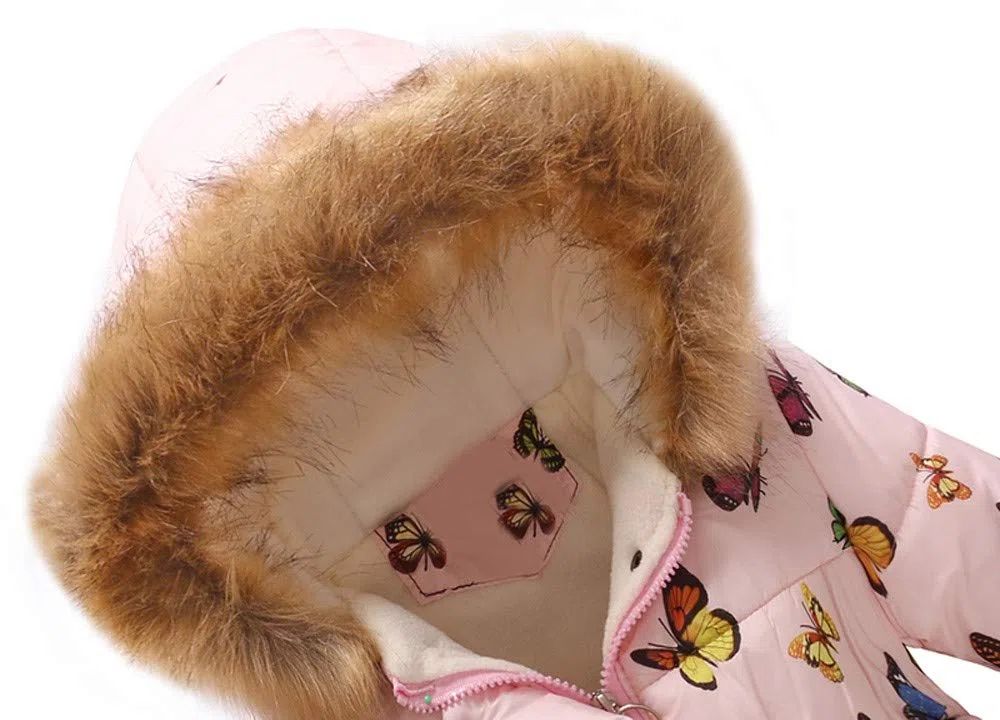 Veste fille : vestes enfants fermeture éclair avec fourrure synthétique vestes pour enfants manteau épais chaud coupe-vent hiver doudoune chaude veste matelassée mignonne bébé enfants filles