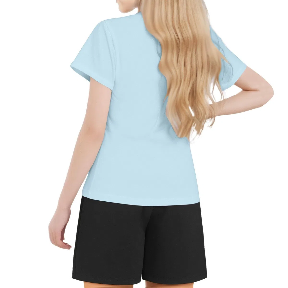 Ensemble Enfant, Deux Pièces Pour Enfants, T-shirt À Manches Courtes Et Col Rond, Imprimé Couleur, Confortable, Série Festival (2 À 13 Ans), Tendance Été 2025