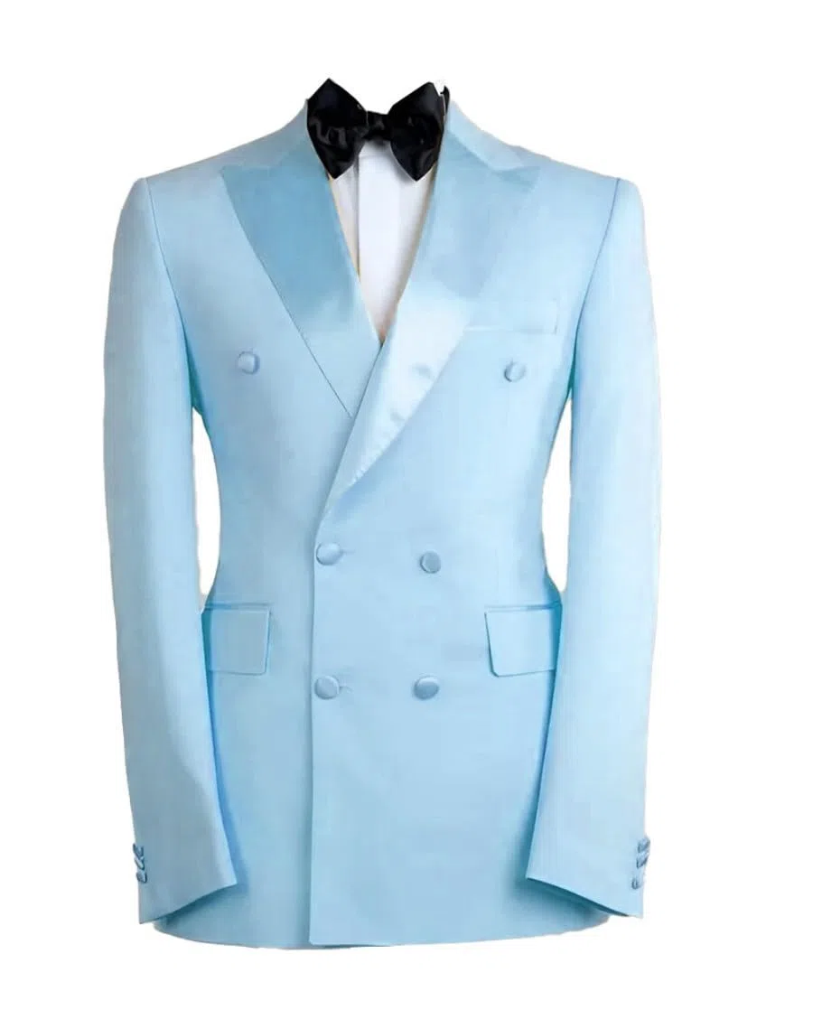 Blazer à boutons pour homme - Coupe ajustée - Veste de costume formelle - Classique - Robe de mariage - Blazers de smoking