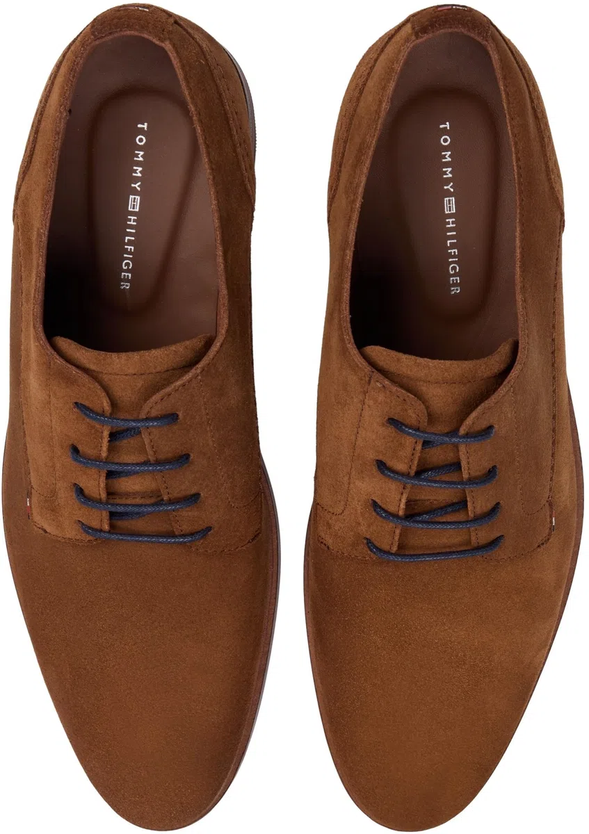 Tommy Hilfiger Homme Hilfiger Suede Dress Shoe Fm0fm05776 Chaussures Derby