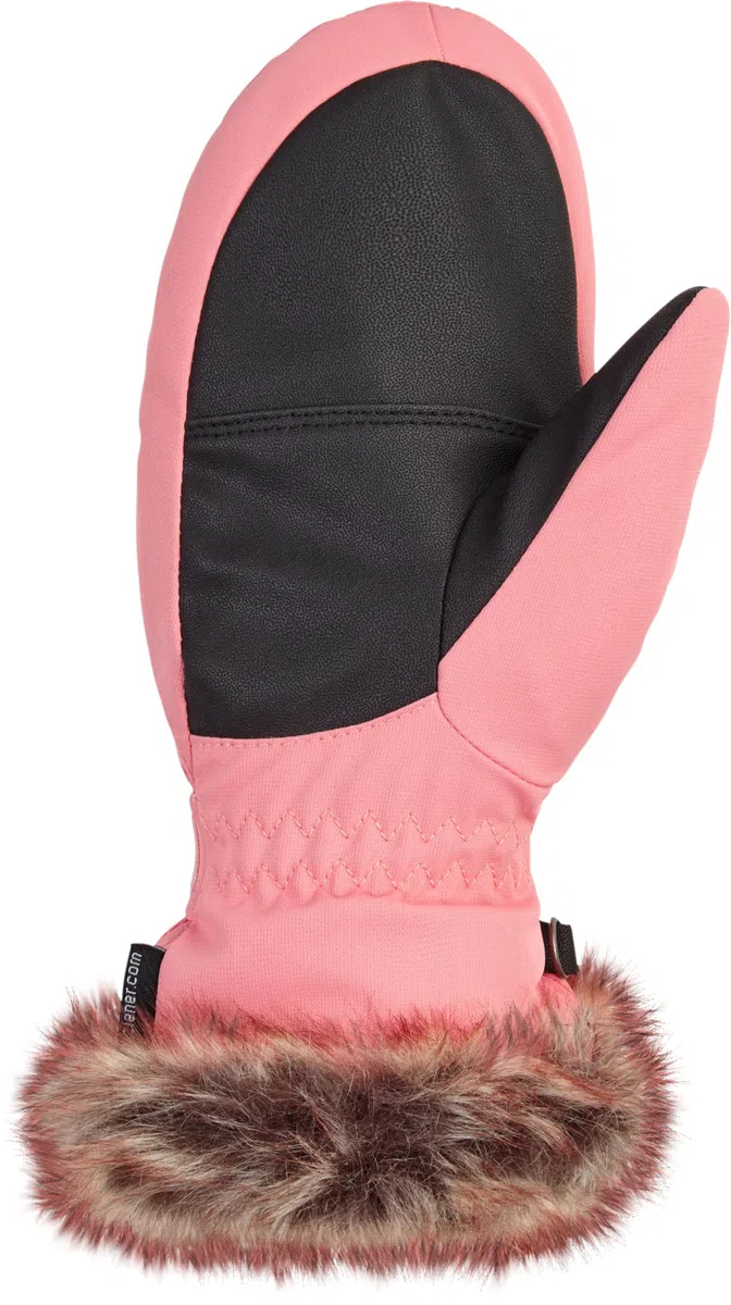 Ziener Moufles de ski à LED pour fille - Chaud et respirant - Rose vanille - 7