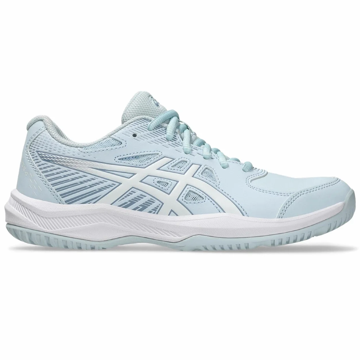 Asics Femme Court Slide 4, Sky White, 40 EU