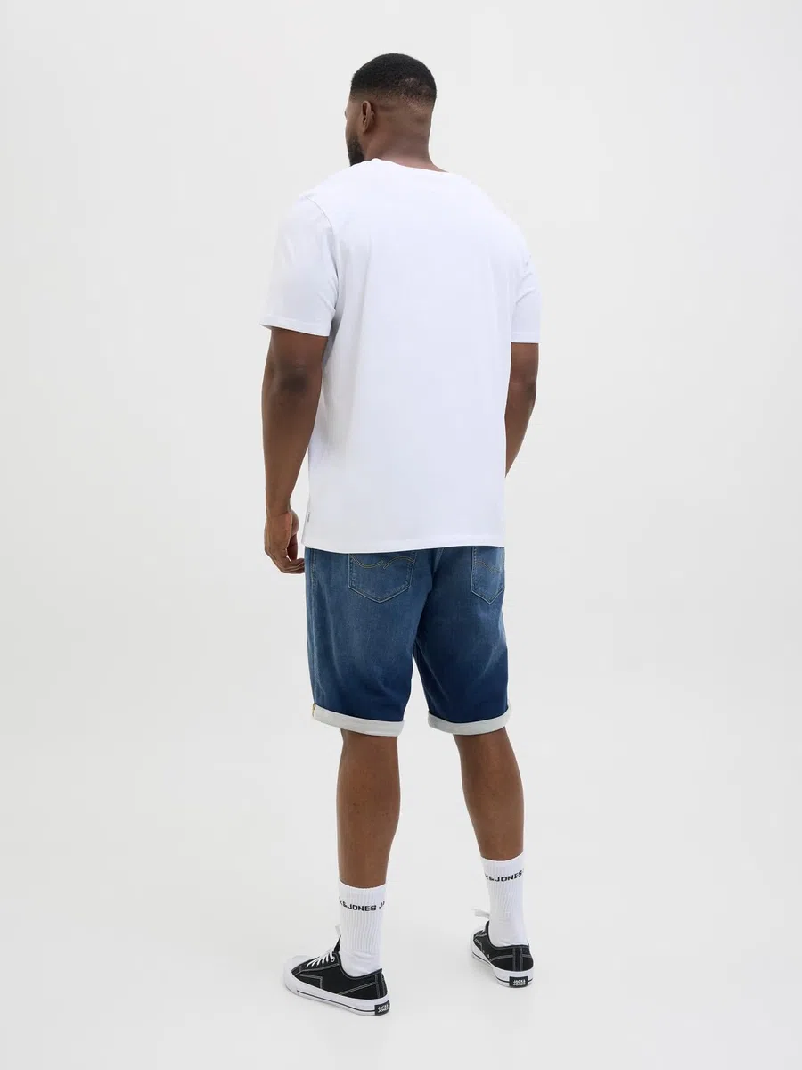 JACK & JONES Jjirick Jjicon I.k. Short MF 132 Sn Pls - Short en Jean - Casual - Homme
