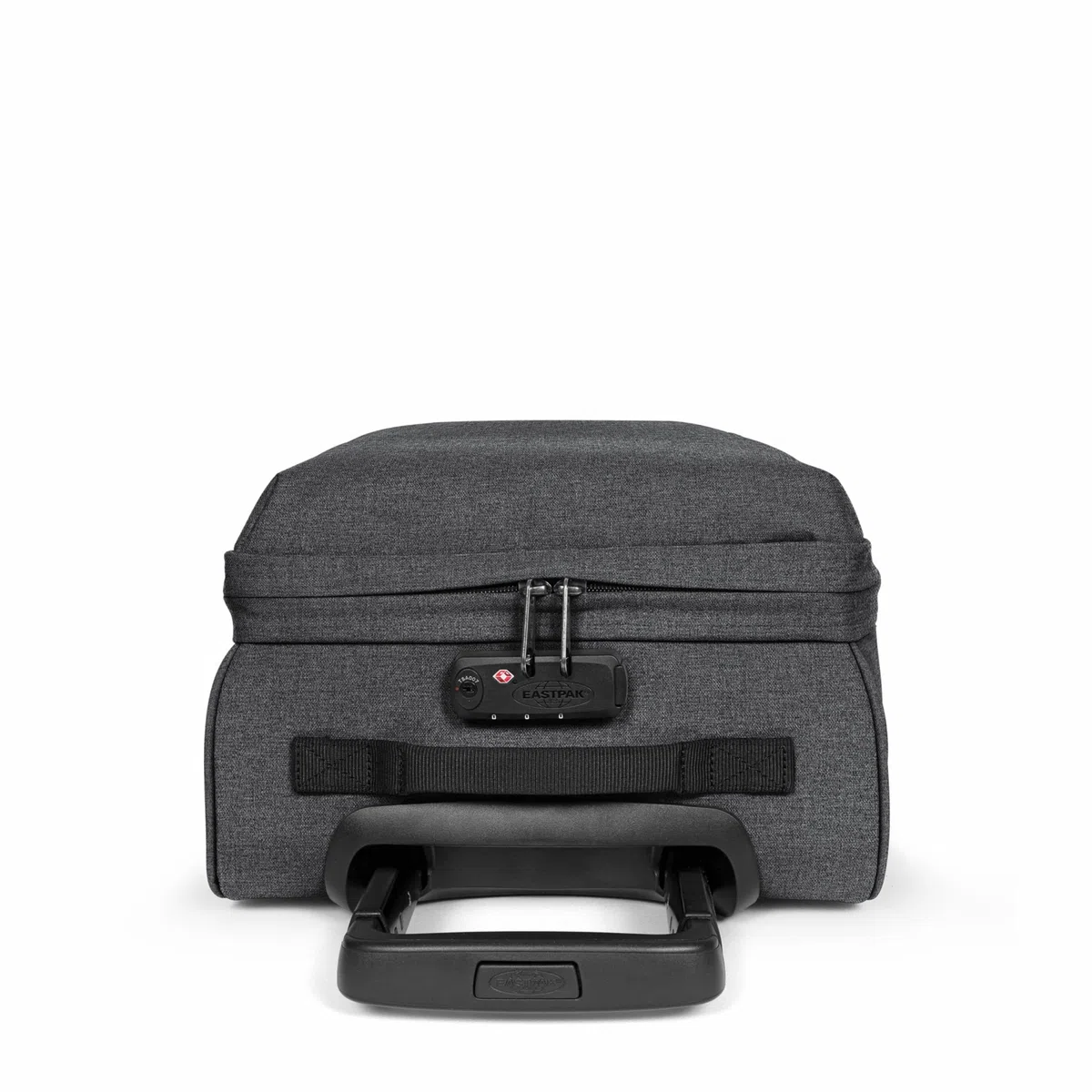 Eastpak Tranverz XXS Valise Cabine (45 x 32 x 20 cm), Bagage à Main Léger avec Roues, Serrure TSA & Double Compartiment, Valise de Voyage Déperlante - BLACK DENIM