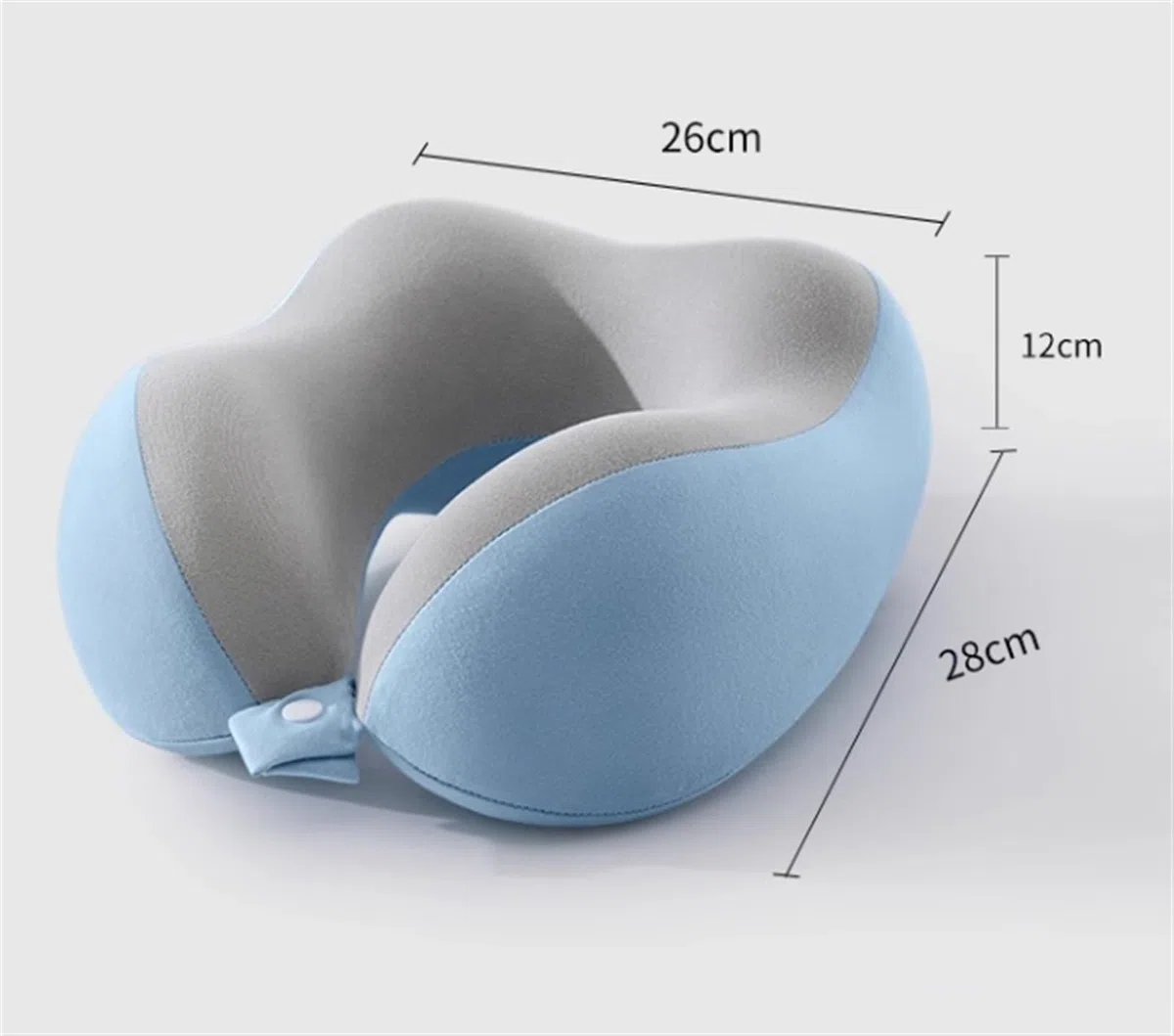 Coussin De Voyage Oreiller de Voyage en Mousse à mémoire de Forme pour Le Cou, Oreiller de Voyage pour Avion, Portable Oreiller De Voyage(A)