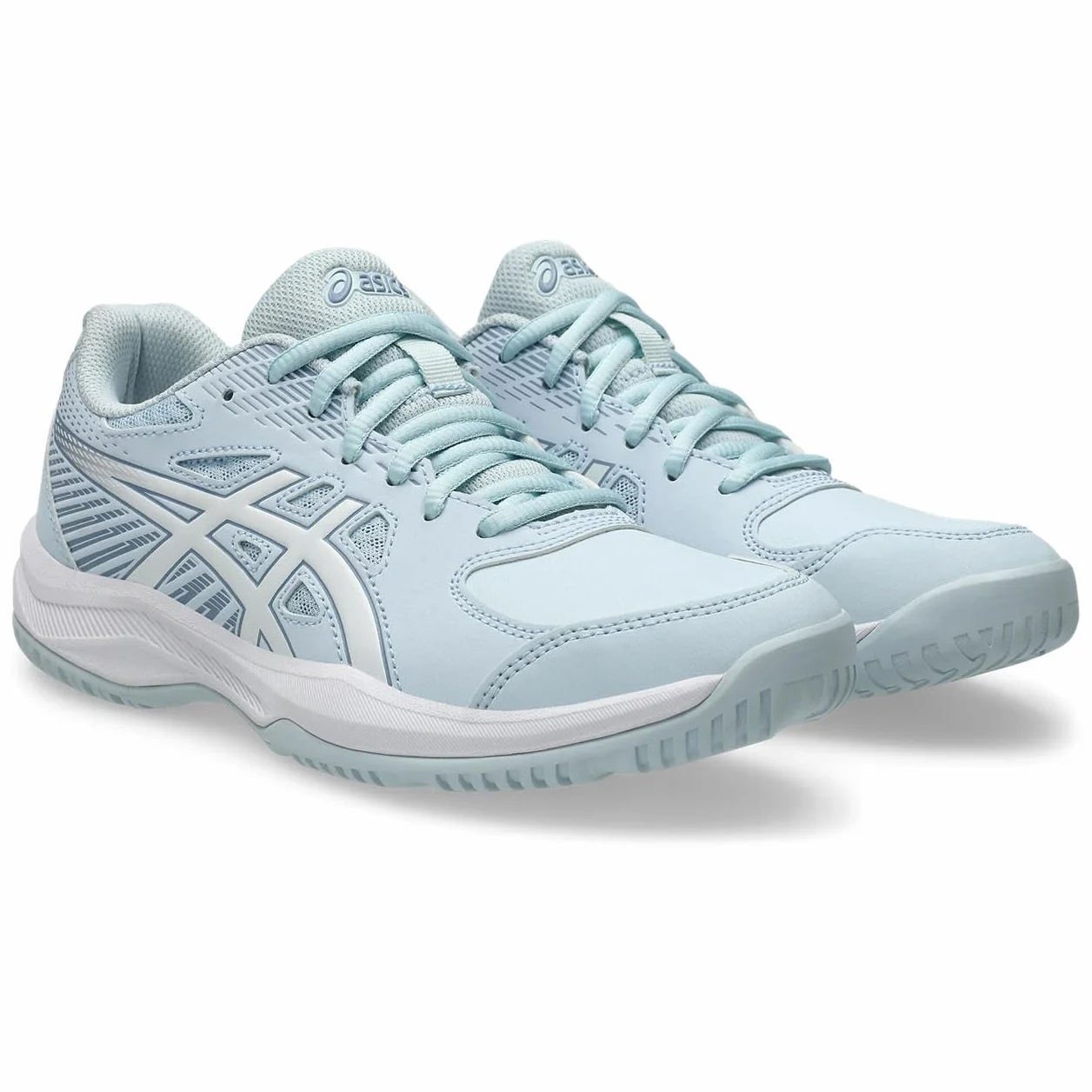 Asics Femme Court Slide 4, Sky White, 40 EU