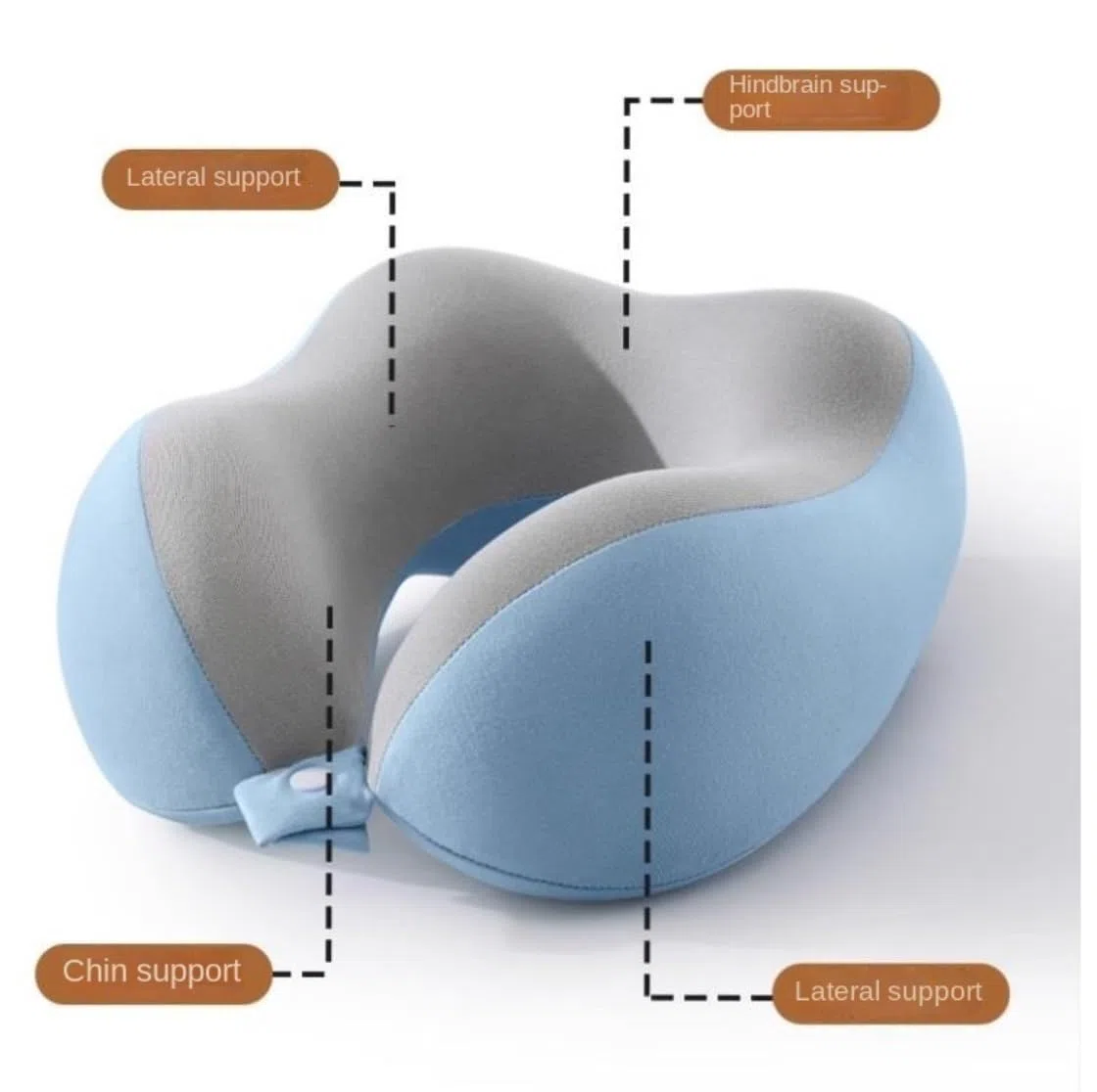 Coussin De Voyage Oreiller de Voyage en Mousse à mémoire de Forme pour Le Cou, Oreiller de Voyage pour Avion, Portable Oreiller De Voyage(A)