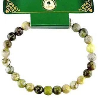 Bracelet élastique en marbre Connemara, Marbre