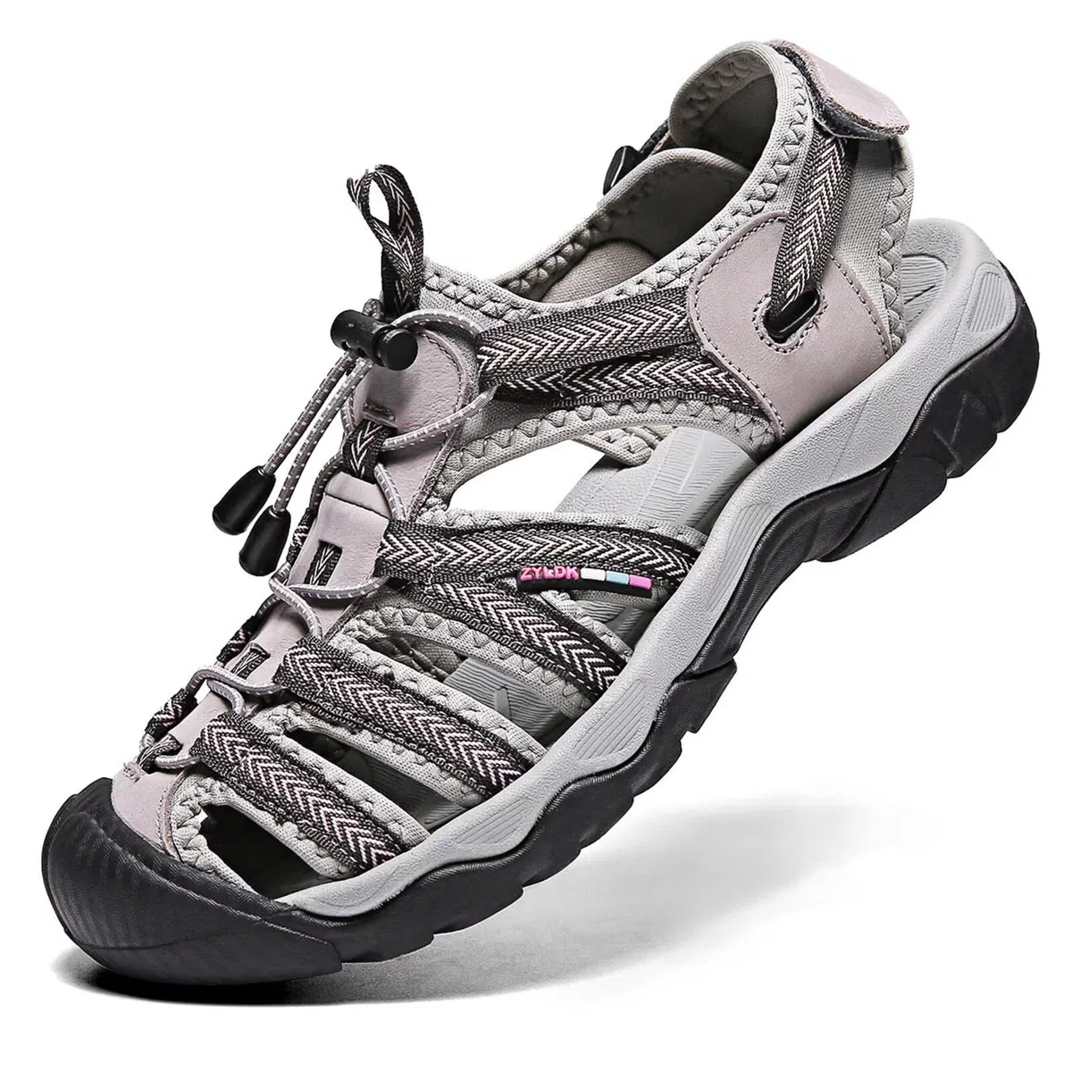 Sandales de Randonnée Homme Femme ​Cuir Fermées Été Extérieur Chaussures de Sport Plage Chaussures d'eau Plage Closed-Toe