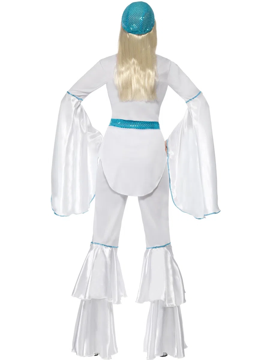Smiffys Déguisement Femme Disco Années 70, Haut, Pantalon, Bonnet et Ceinture, 70 Disco, Serious Fun, 33483 Halloween