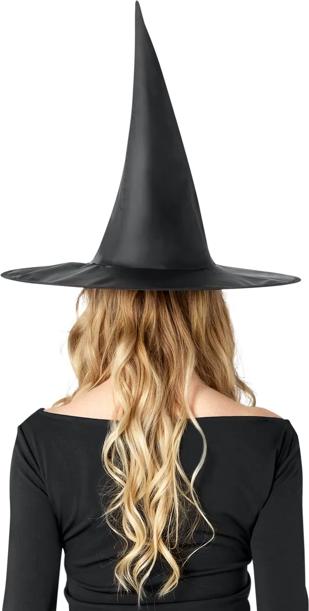 taffeta Witch Hat Accessoire de déguisement pour Adulte Taille Unique